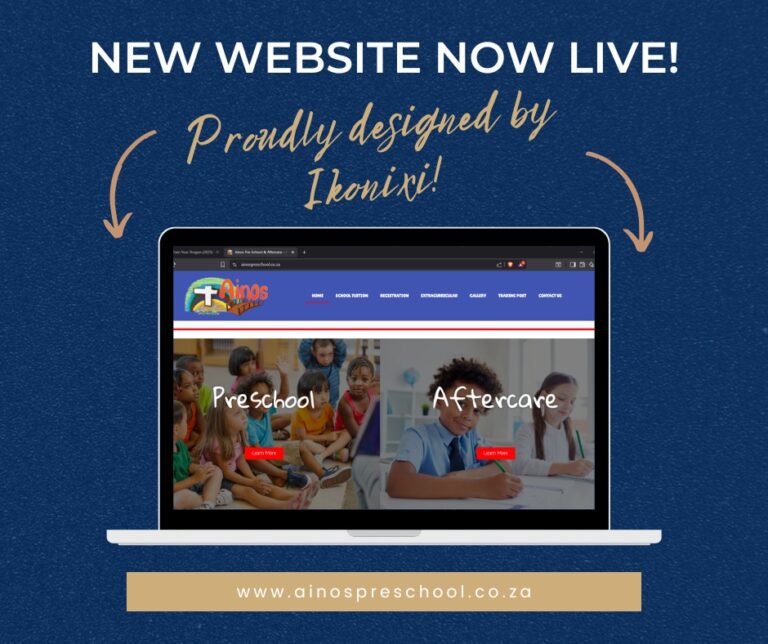Ainos website design launch