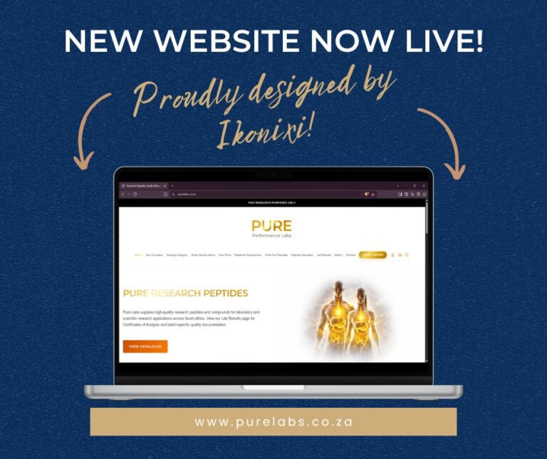 Pure Performance Labs website design launch